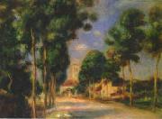 Pierre Renoir The Road To Essoyes oil on canvas